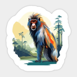 Mandrill Sticker